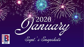 January Superintendent's Snapshot