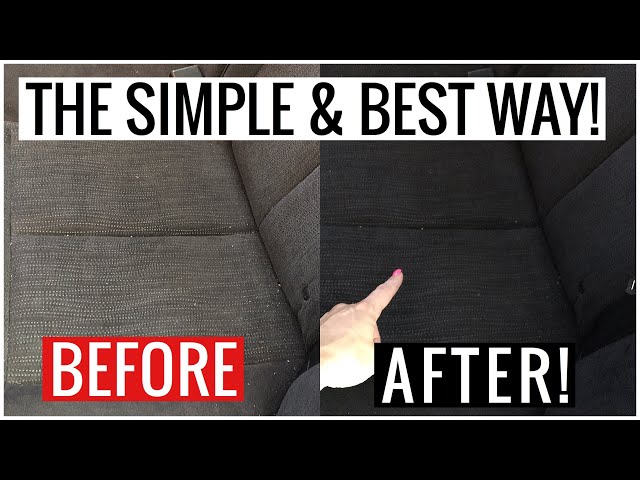 Easiest way to ○ Clean Cloth Car Seats for Zero Dollars ! 