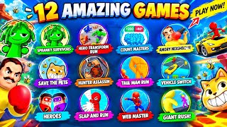 Hunter Assassin, Annoying uncle, Count Masters, Vehicle Switch, The Heroes, Giant Rush, Tall Man Run screenshot 5