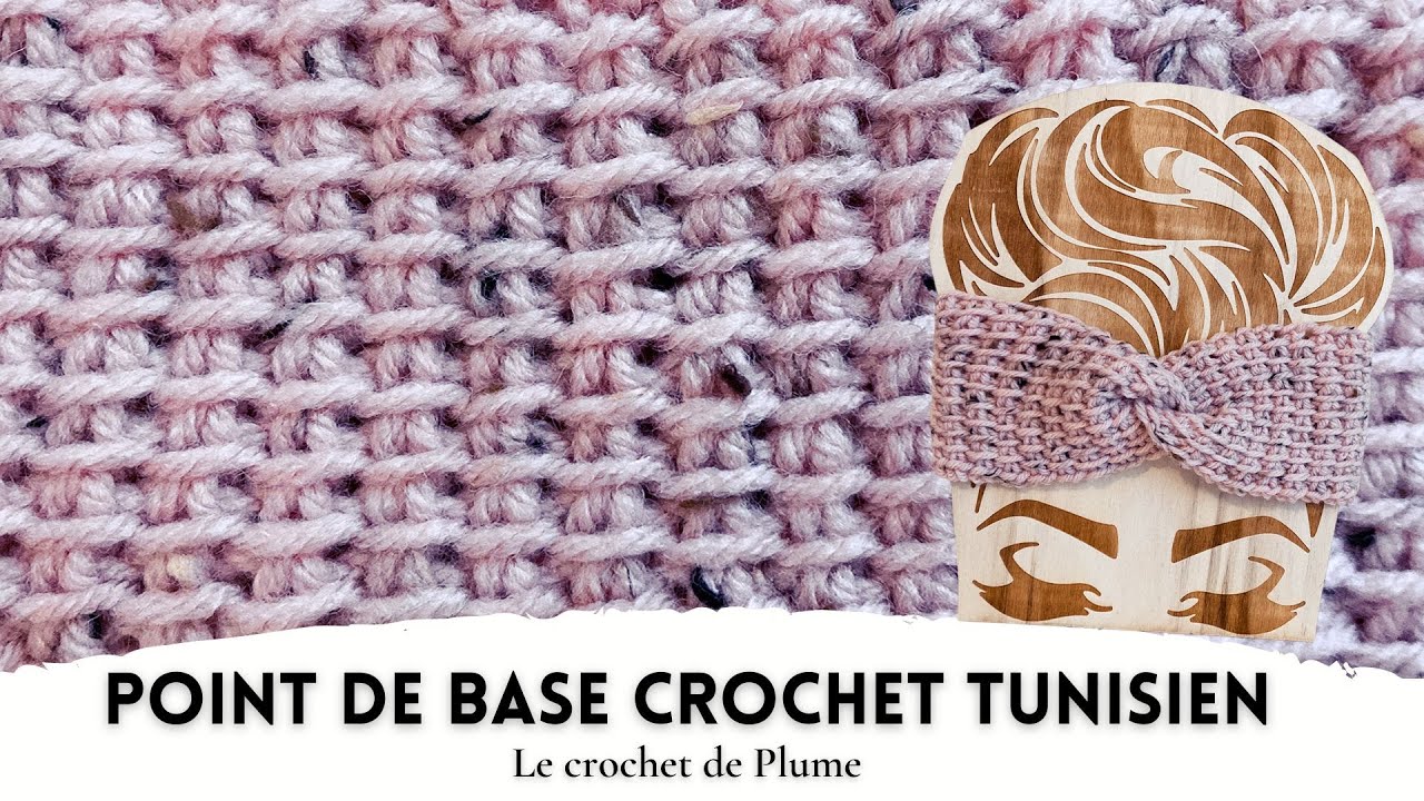 Point jersey au crochet tunisien - ©Double Croch'Et cie