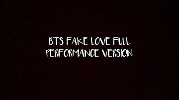 BTS Fake Love Mnet Comeback Version
