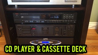 Luxman DZ-112 CD Player & Nakamichi BX-150 Cassette Deck