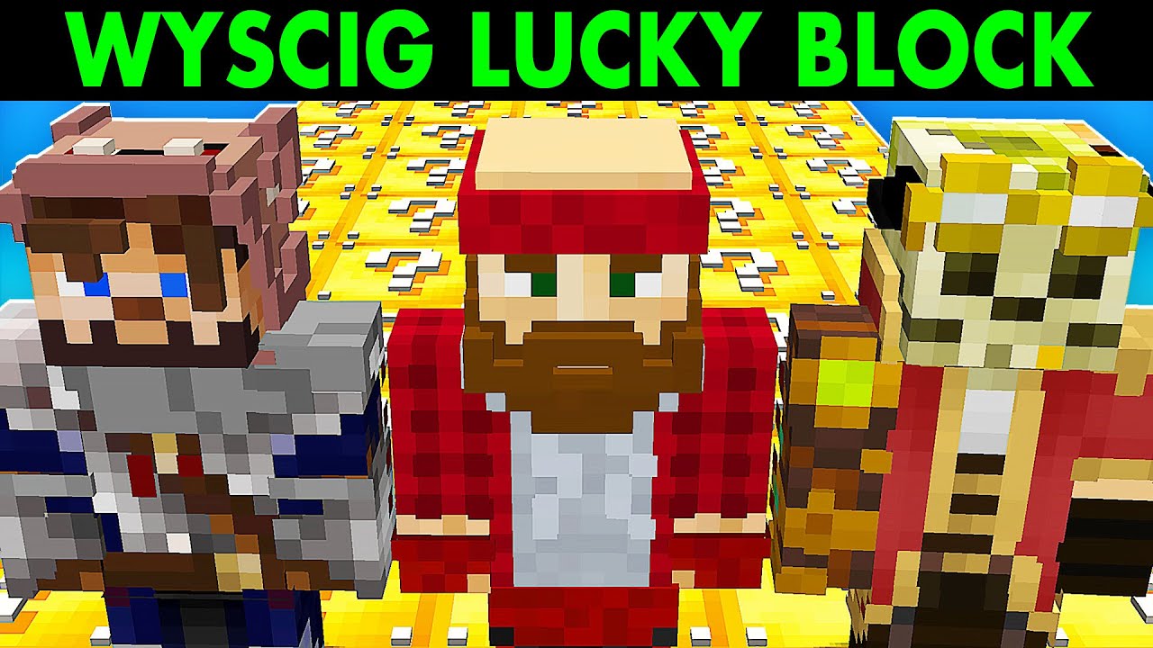 NAJLEPSZA MAPA W WYŚCIGU LUCKY BLOCK w MINECRAFT! (Lucky Block Race)