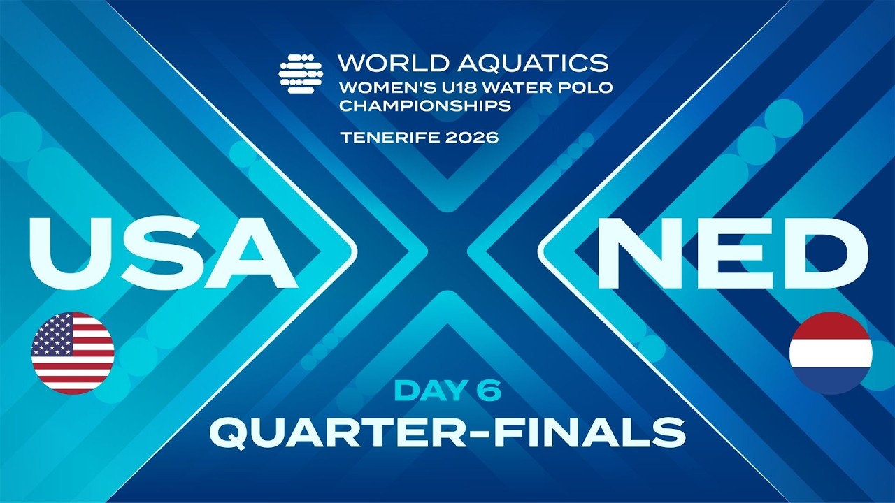 USA vs NED | Quarter-Final 3 | Day 6 | World Aquatics Women's U18 Water Polo Championships 2026