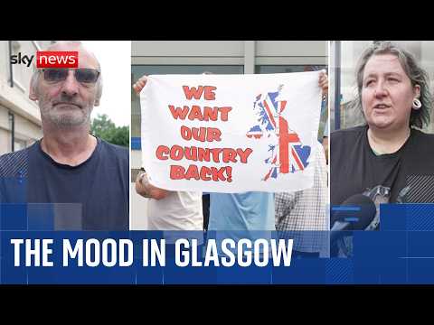 Glasgow locals angry about immigration levels in the city