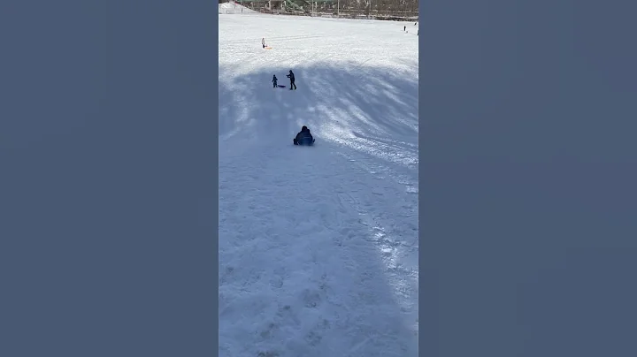 Toronto snow slide with jafar