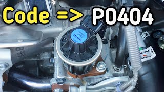 Honda Civic - Trouble Code P0404 EGR Cleaning