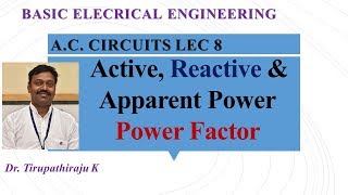 BEE 208 Active Reactive Apparent Power Power Factor