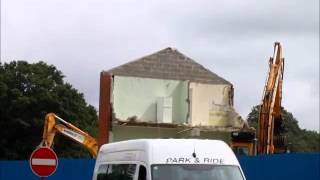 Arrowe Park Hospital. The Last of C Block is knocked down