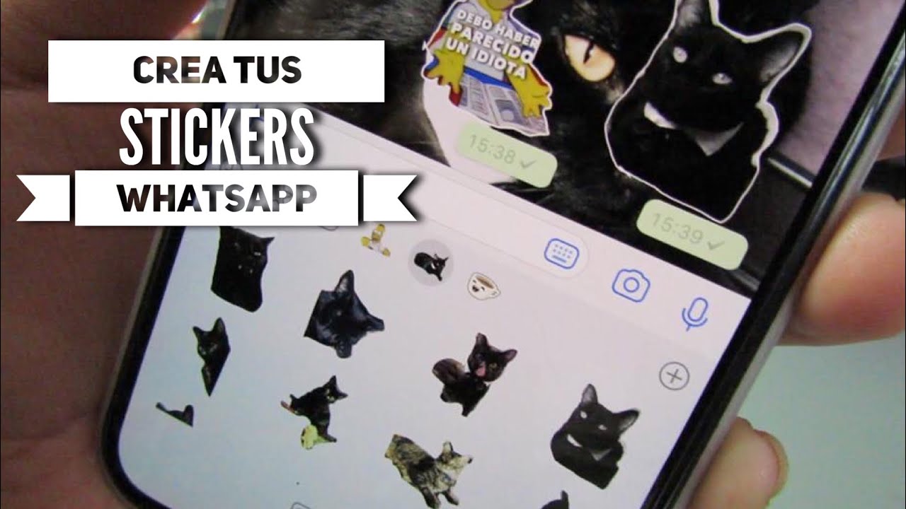 CREA TUS PROPIOS STICKERS PARA WHATSAPP IOS YouTube