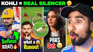 KING KOHLI ne HATERS ko SILENCE kardia 🔥 | Virat 92 & run out 🥵 | PBKS vs RCB