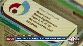 Mother questions safety after Gardasil vaccine, wants answers