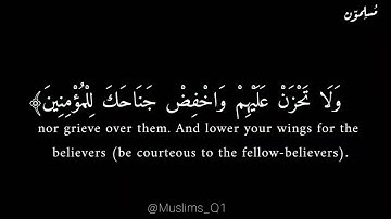 إِنَّا كَفَيْنَاكَ الْمُسْتَهْزِئِينَ - تلاوة هادئة - القارئ: عمير شميم.