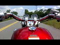 Riding a 1995 Stock Honda Magna and a VFR engine swapped Magna thumbnail