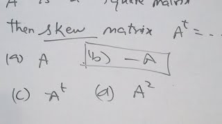 Math-12| Chapter 2 |Part 2 |Important Objective