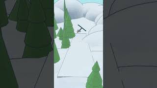 Tinkercad Sim Lab Skiing Person