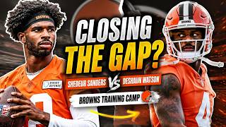 Shedeur Sanders Is Closing the Gap on Deshaun Watson at Browns Training Camp