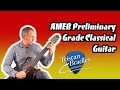 AMEB Preliminary Grade Classical Guitar Yamaha SLG200NW 