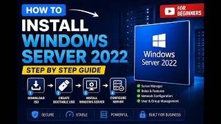 How to Install Windows Server 2022 | Complete Step-by-Step Guide for Beginners (2026)