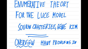 ICECA2023 - Persi Diaconis - International Conference on Enumerative Combinatorics & Applications