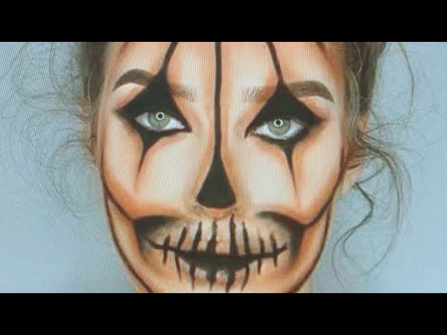 MAQUIAGEM DE CAVEIRA: Mexicana e Simples!  Halloween makeup scary,  Halloween makeup diy, Halloween makeup