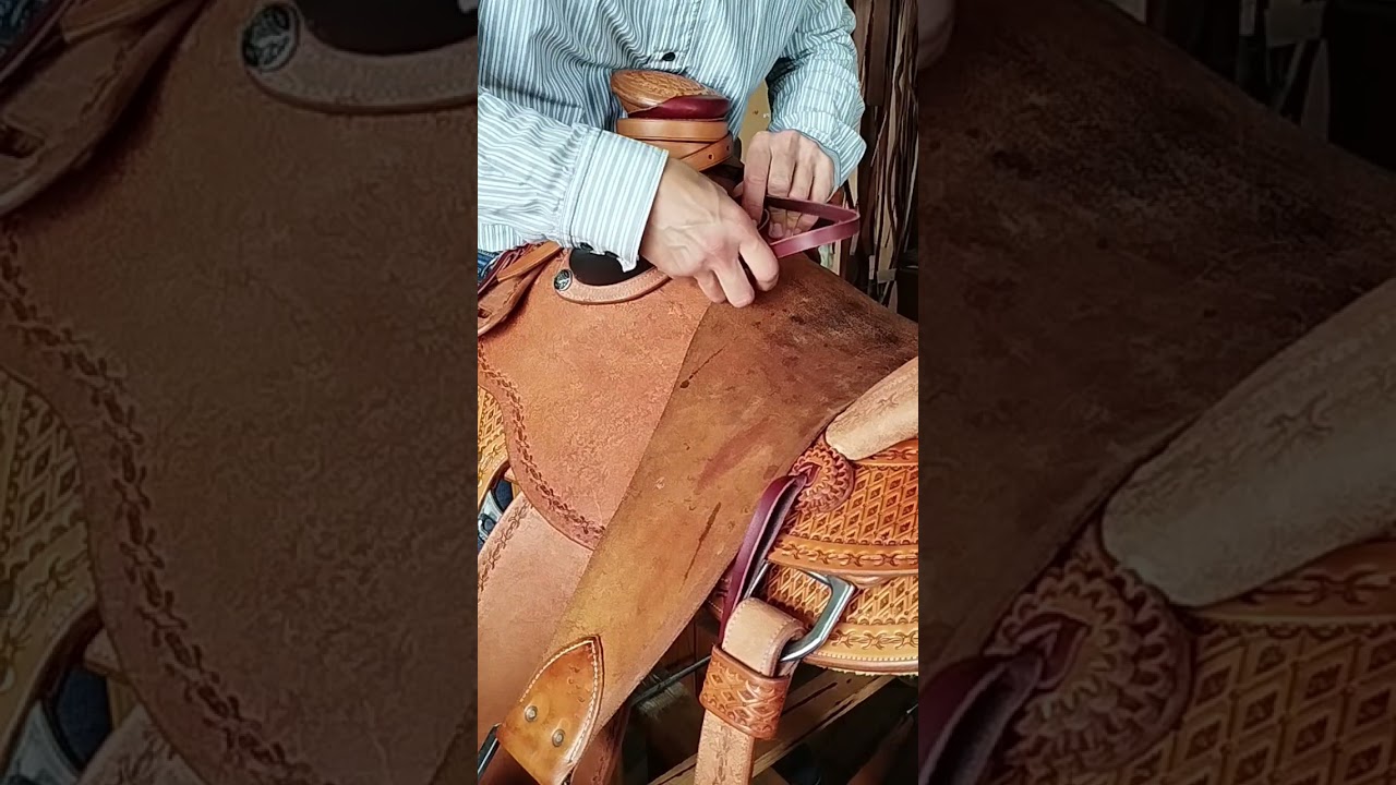 Saddle making - how to install bucking rolls