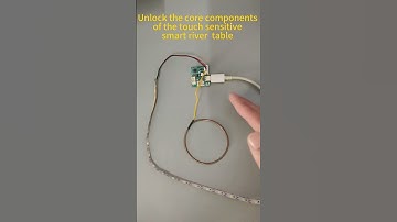 Unlock the core of the touch-sensitive smart sensor river table
