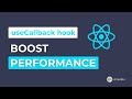 How to IMPROVE your app PERFORMANCE | useCallback | react hooks tutorial
