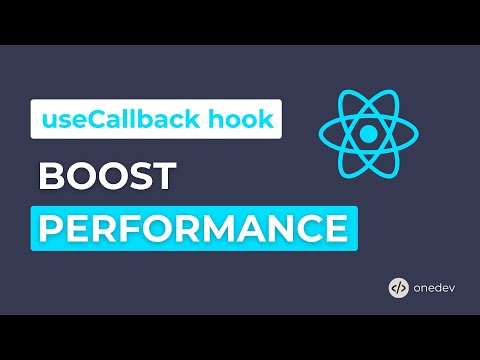 How to IMPROVE your app PERFORMANCE | useCallback | react hooks tutorial