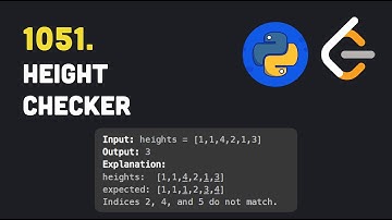 Leetcode | 1051. Height Checker