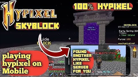 How To Join Hypixel In Minecraft Pe 1.21 | Hypixel like Skyblock Server For Minecraft Pe 1.21+