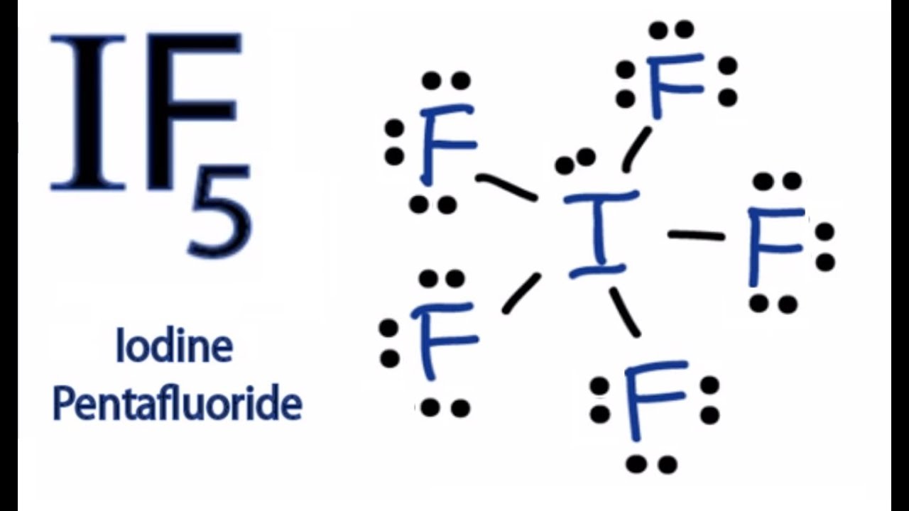 IF5 Lewis Structure, Lewis Structure for IF5, IF5, IF5 Electron Dot Str...