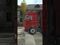 Truck And Trailer Over Speed Bumps, SPINTIRES MUDRUNNER