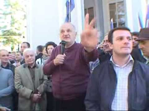 წალენჯიხაში დავით ქანთარიამ  ნინო ბურჯანაძე წარადგინა