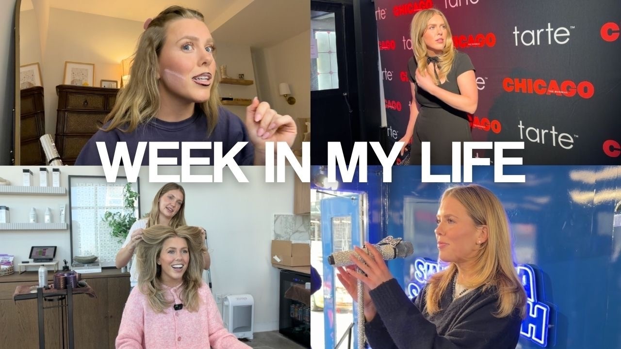 week in my life in NYC: chicago opening night, new hair & my first performance!