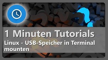 USB-Stick oder USB-Festplatte in Linux mounten