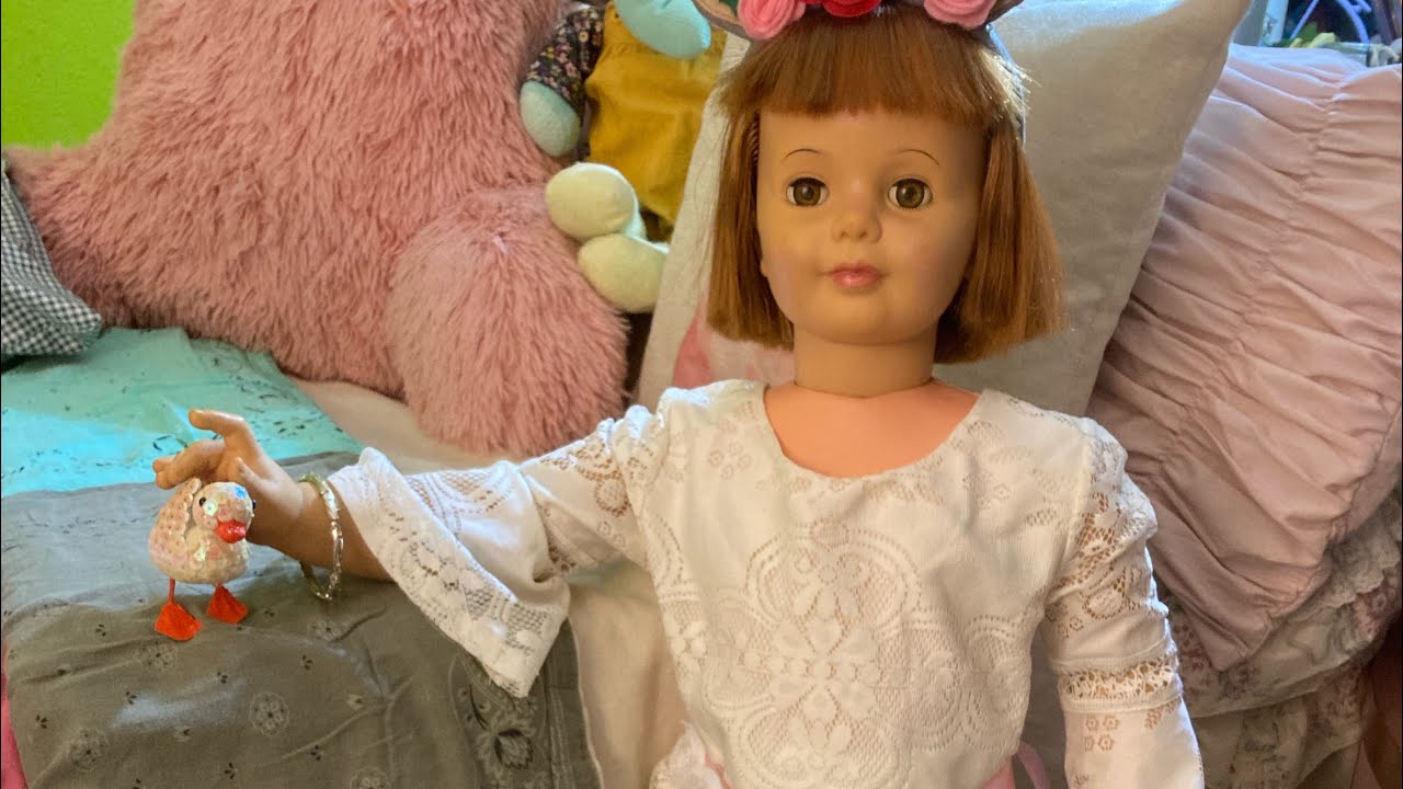 Restringing a Vintage Patti Playpal doll