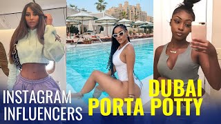 Dubai Porta Potty. Confessions From Instagram Models In Dubai [850145]