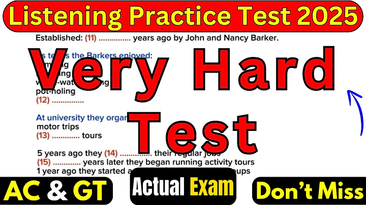 06, 15, 22 & 29 NOVEMBER 2025 VERY HARD IELTS LISTENING TEST WITH ANSWERS | LISTENING IELTS TEST thumbnail