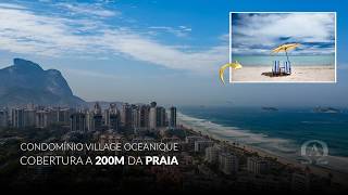 COBERTURA DUPLEX à venda no condomínio VILLAGE OCEANIQUE na BARRA DA TIJUCA no Rio de Janeiro/RJ!