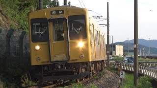 【4K】JR福塩線　普通列車105系電車　ｵｶF-03編成+ｵｶF-10編成