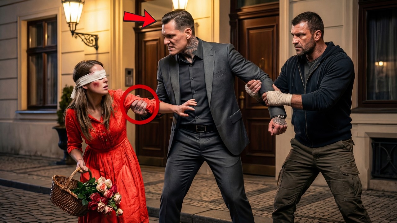 The Mafia Boss Slapped The Blind Flower Girl — A Street Fighter Stepped In And Did The Unthinkable