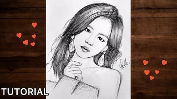 How to draw Blackpink Jisoo| Step by Step Tutorial | Pencil Drawing | Artholic