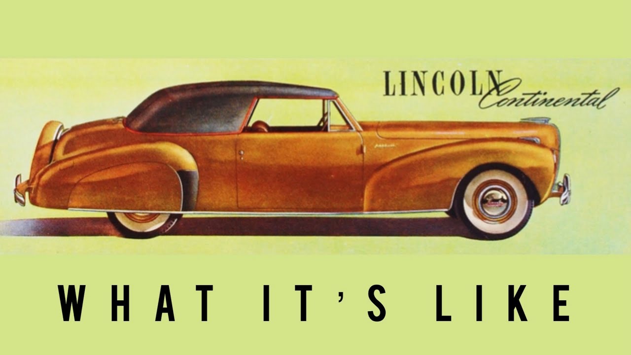 1941 Lincoln continental, This is a genesis for an iconic Lincoln
