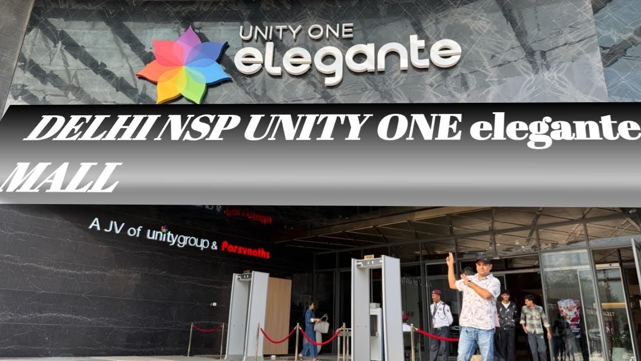 Unity One Elegante Mall NSP Pitampura | Unity one Mall in Delhi - YouTube
