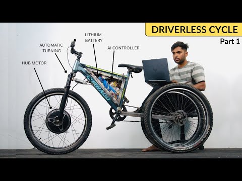 I made driverless cycle that rides itself