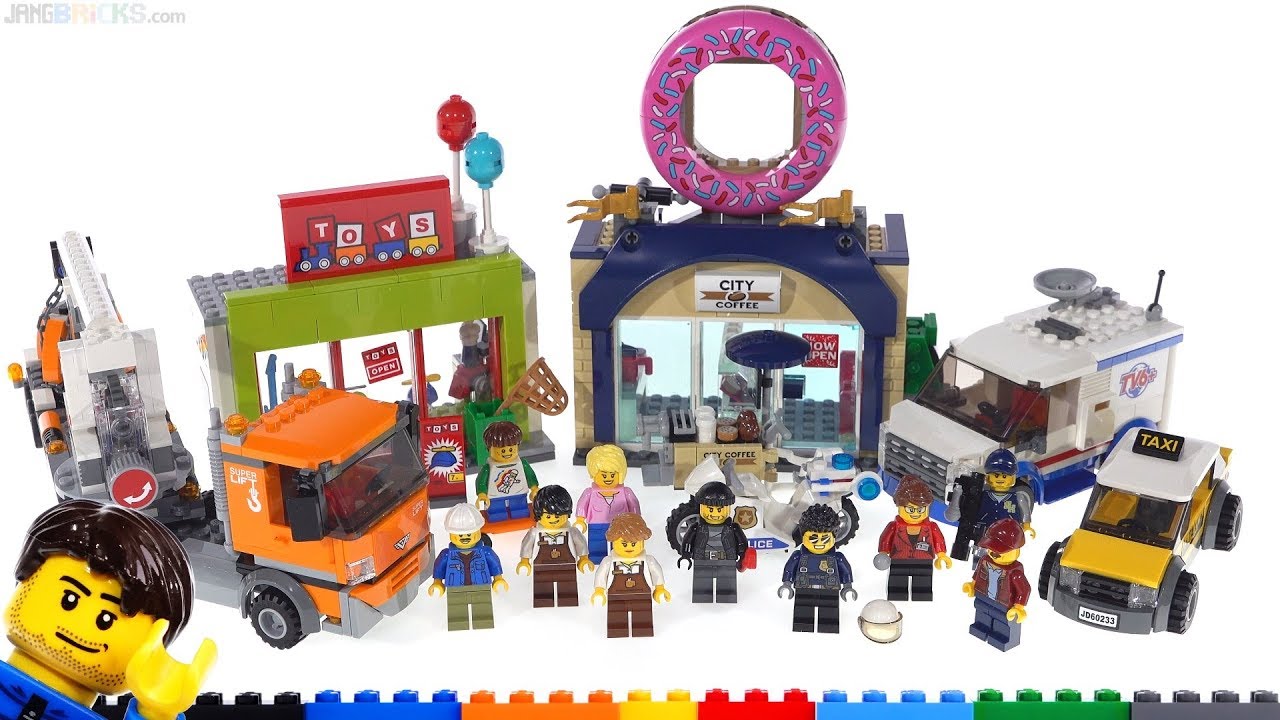 ingeniørarbejde Frastødende maksimere LEGO City Donut Shop Opening review! 60233 - YouTube