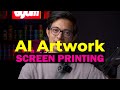 How do you screen print a super realistic ai artwork