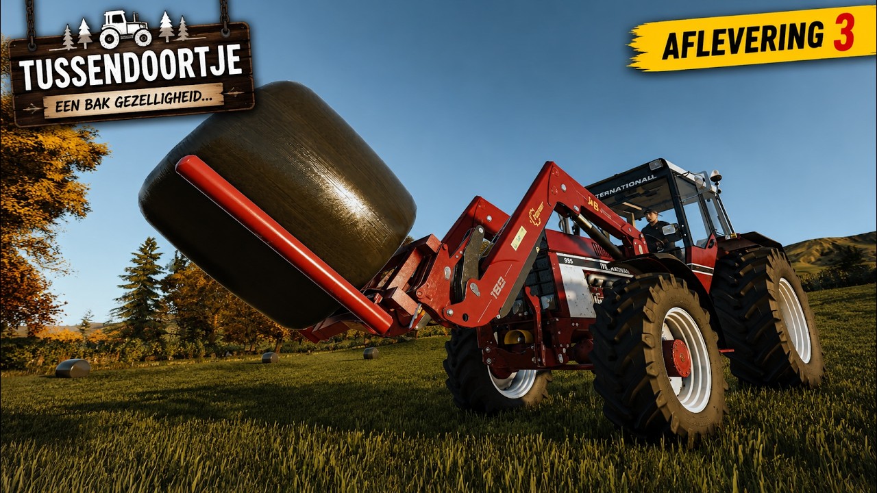 Waarom rollen ze ALTIJD weg?! 🤣 | Tussendoortje #3 | Farming Simulator 25 (NL)