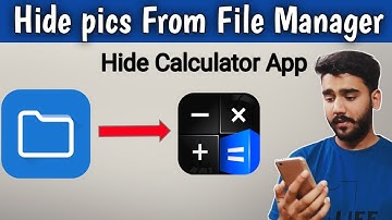 How to hide pics from file manager in Hidex app 2021 | Hide video